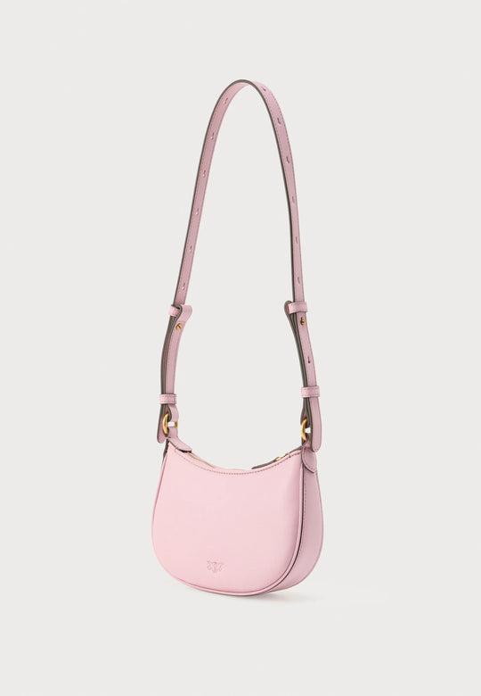 HALF MOON BABY LEATHER SHOULDER BAG-103538 A0F1- P26Q