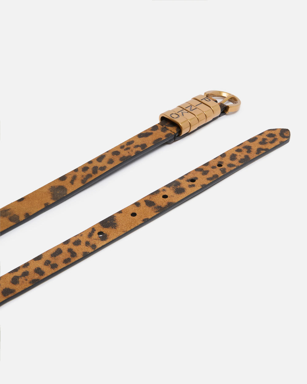 106406 A32A SADDLE BELT LETTERING H2.LOW SUEDE M35Q