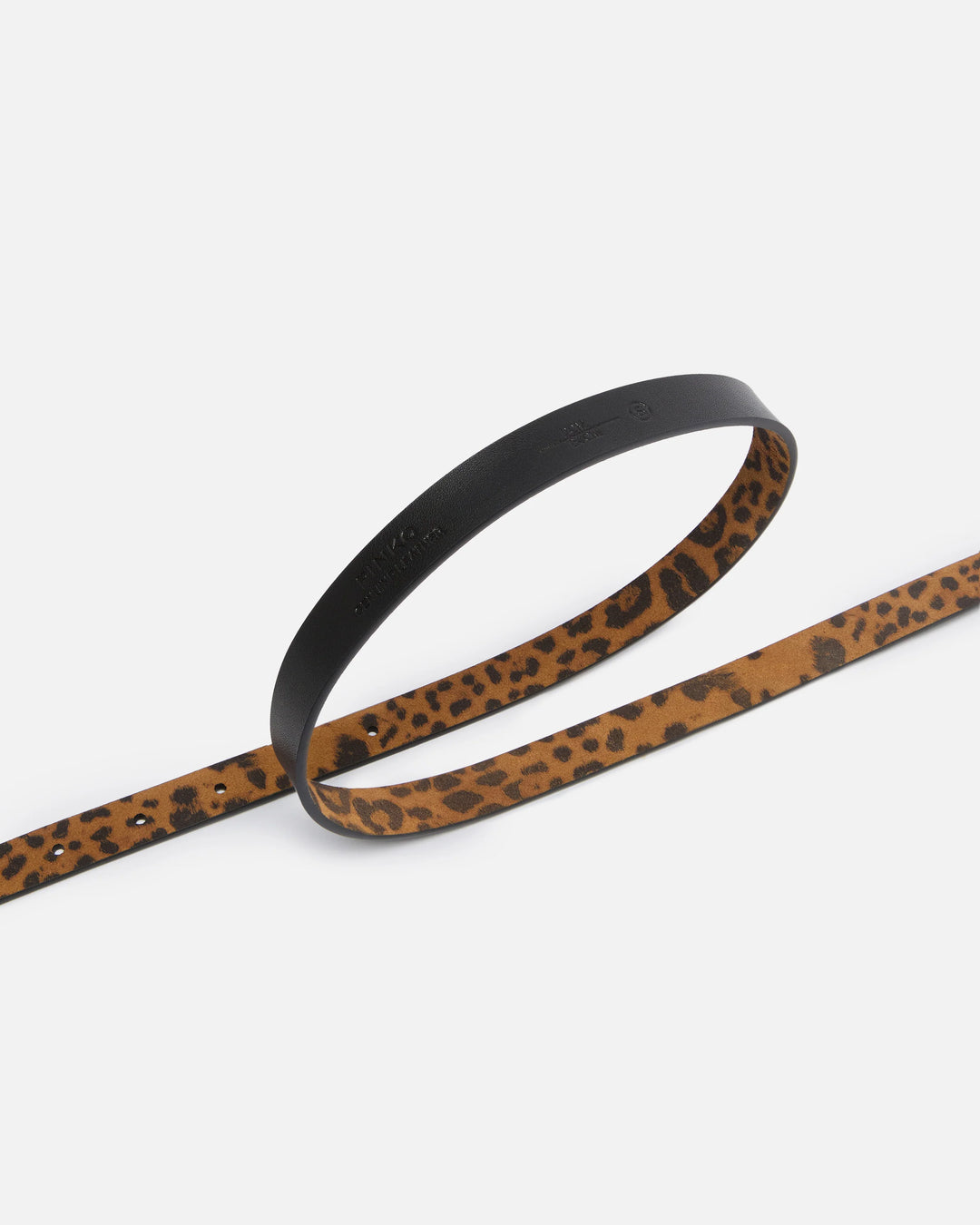 106406 A32A SADDLE BELT LETTERING H2.LOW SUEDE M35Q