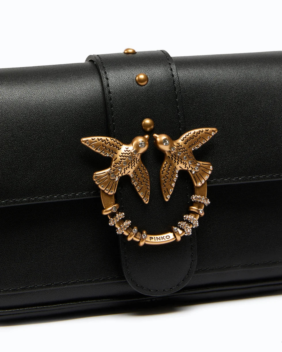 107072 A0F1 LOVE POCKET NEW BUCKLE VITELLO SETA Z99Q U