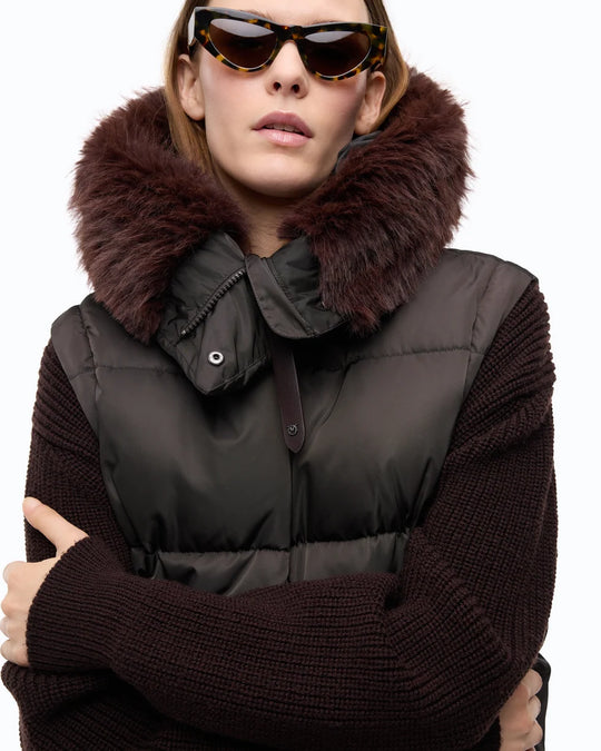 107183 A2Y0 GODETIA QUILTED JACKET M04