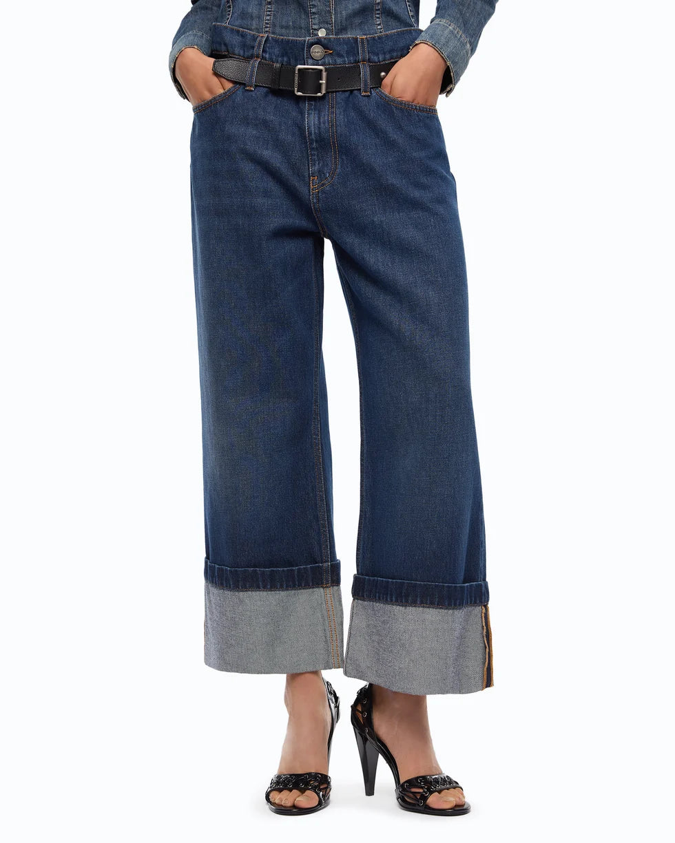 107277 A3HG CYNTIA TURN UP TROUSERS PJB