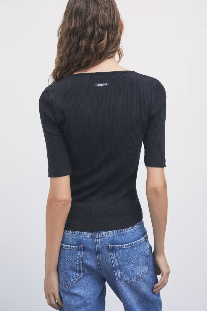1M0005 J0154 MAGLIA/T-SHIRT K103 Nero