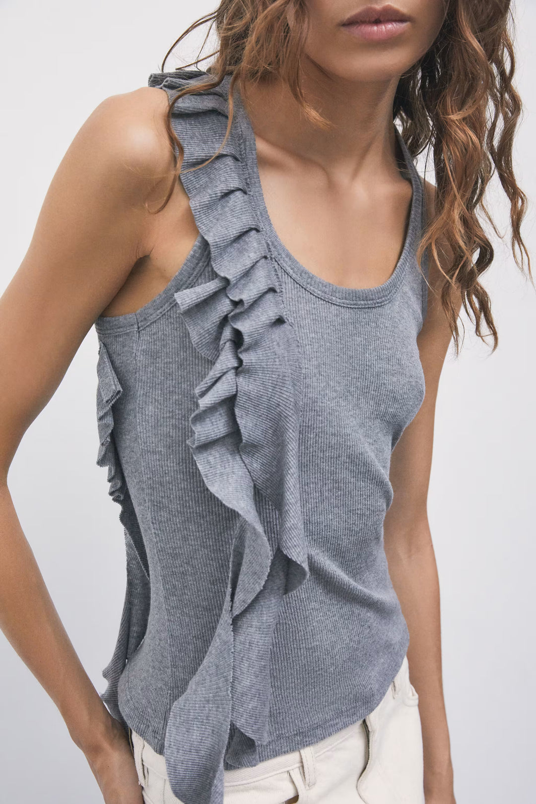 1M0006 J0152 MAGLIA/TOP S813 Light Gray Melange