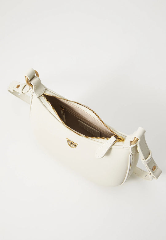 HALF MOON BABY LEATHER SHOULDER BAG-103538 A0F1-Z14Q