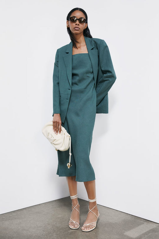 2A3044 A052 ABITO/DRESS G629 Algae Green