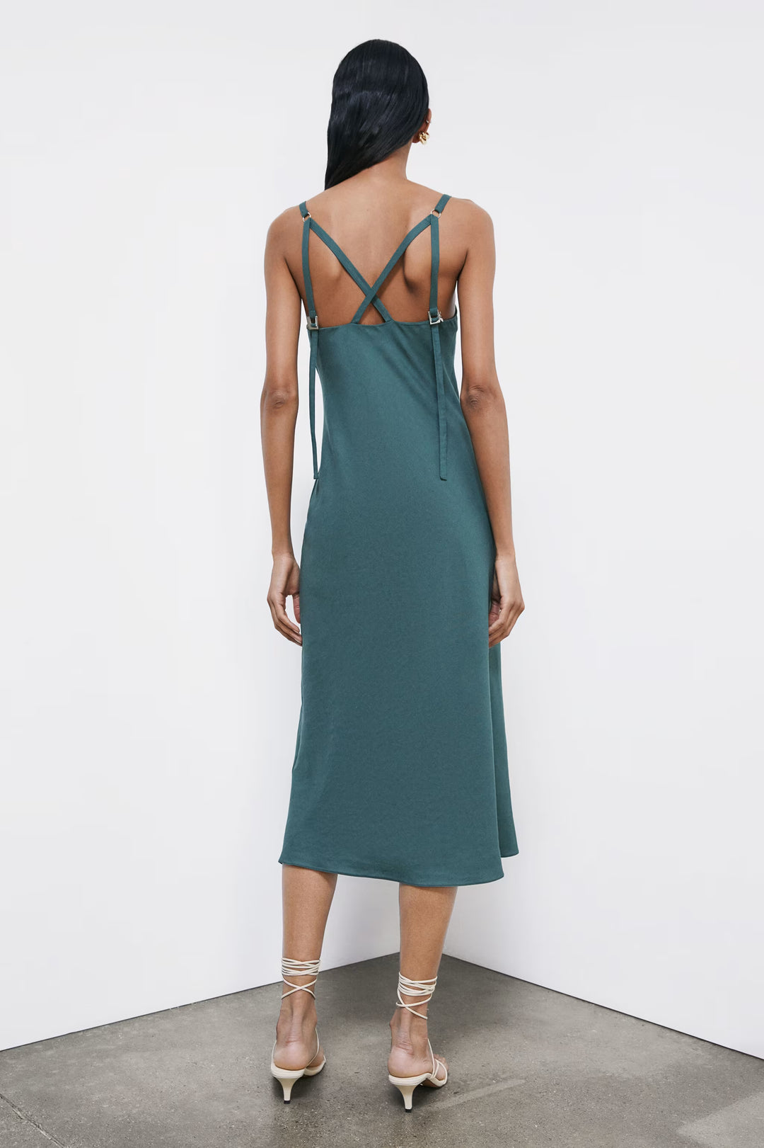 2A3044 A052 ABITO/DRESS G629 Algae Green