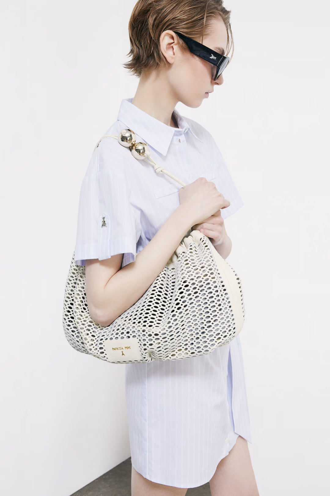 2B0182 L182 BORSA/BAG W405 Wooly White