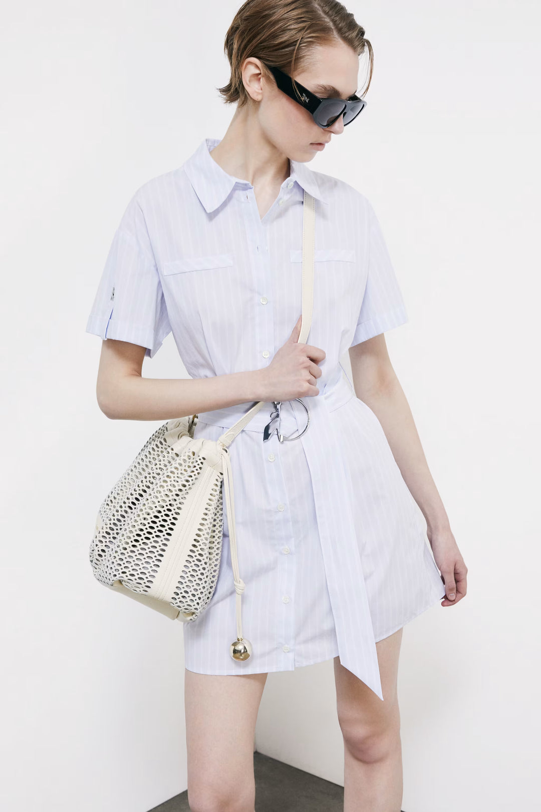 2B0182 L182 BORSA/BAG W405 Wooly White