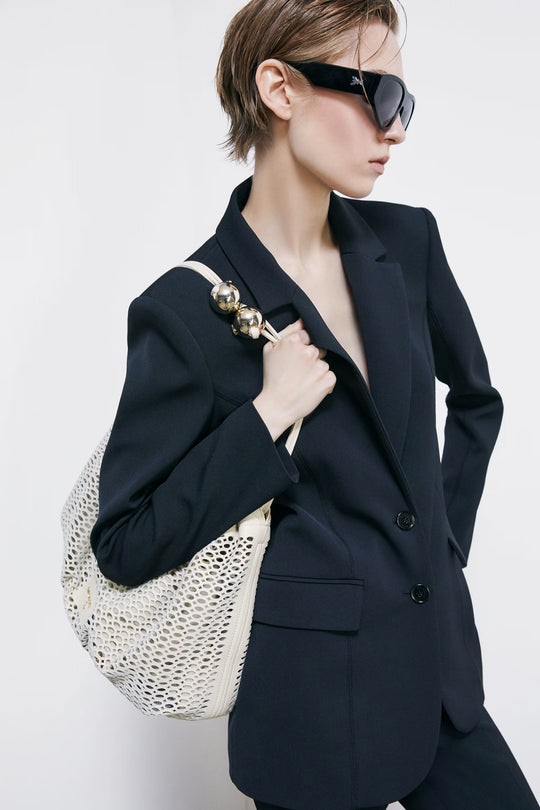 2B0182 L182 BORSA/BAG W405 Wooly White