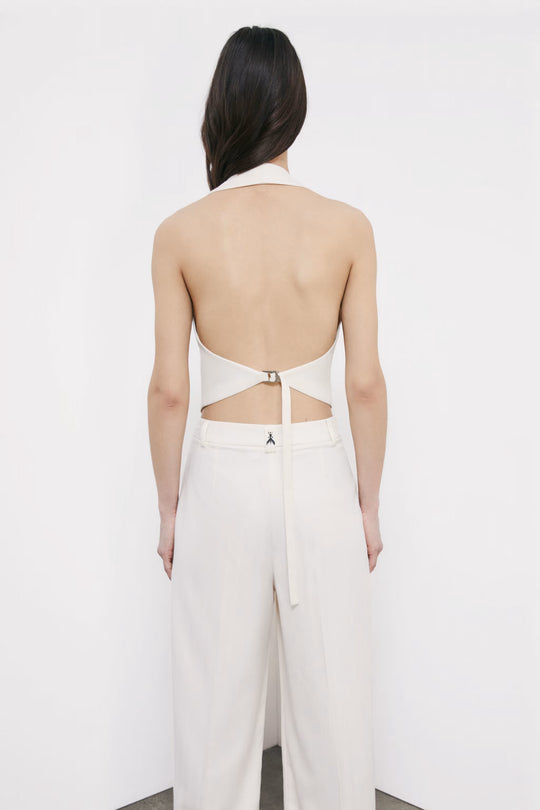 2C1726 A735 GILET W417 Pearl Ivory