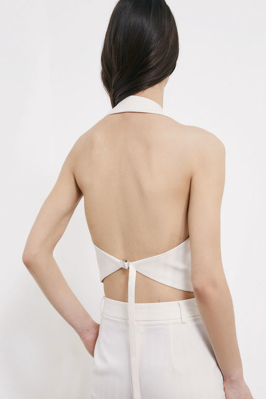 2C1726 A735 GILET W417 Pearl Ivory