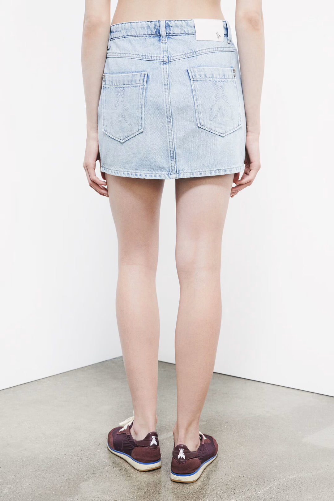 2G1058 D070 Denim mini skirt CB21