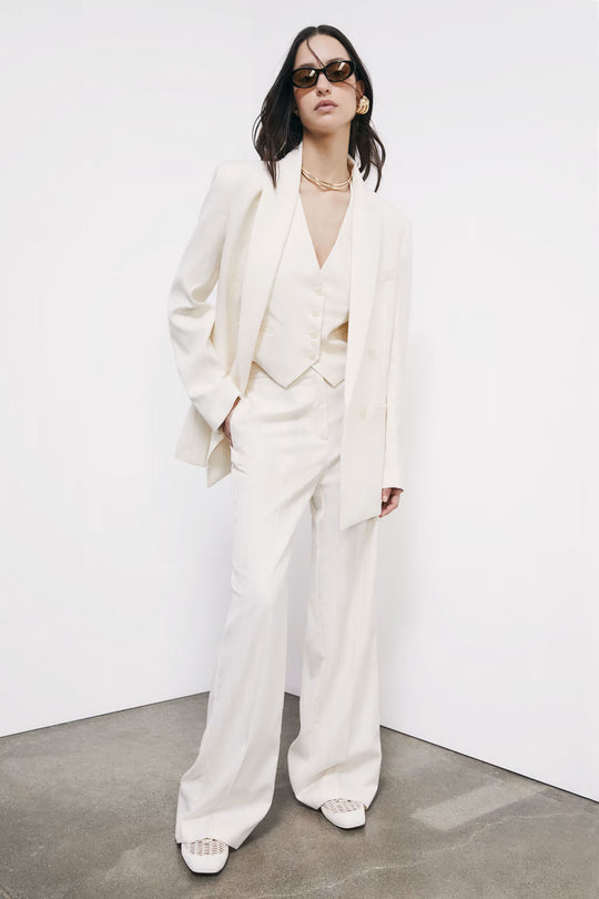 2P1754 A735 PANTALONI/TROUSERS W417 Pearl Ivory
