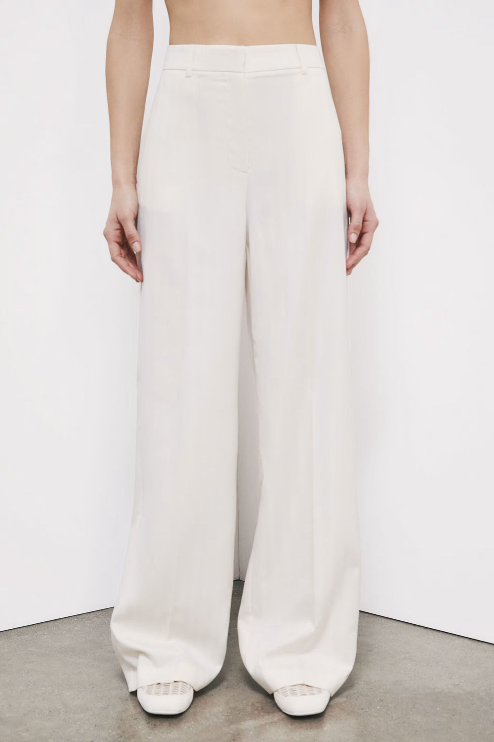 2P1754 A735 PANTALONI/TROUSERS W417 Pearl Ivory
