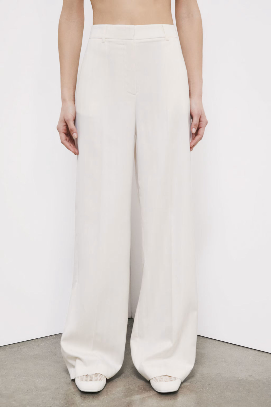 2P1754 A735 PANTALONI/TROUSERS W417 Pearl Ivory