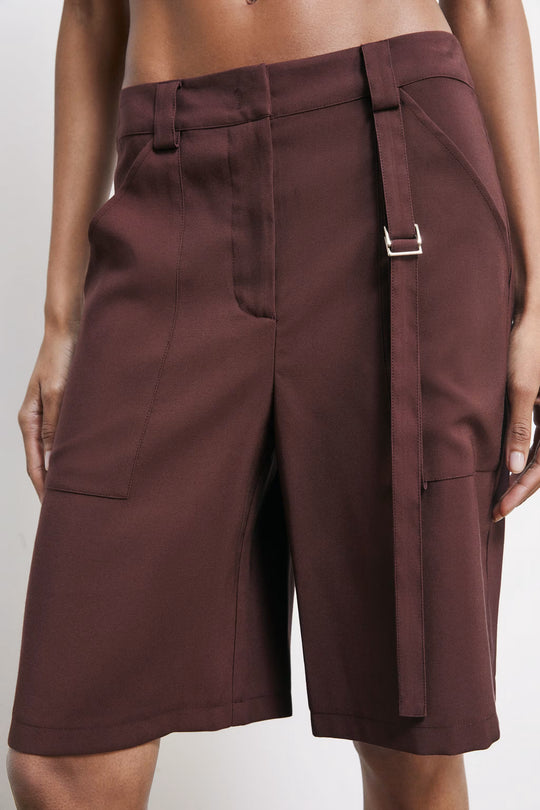 2P1773 A573 PANTALONI/TROUSERS B887 Wood Brown