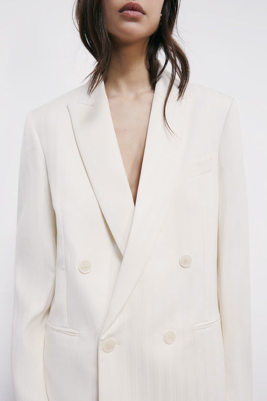 2S1560 A735 GIACCA/JACKET W417 Pearl Ivory