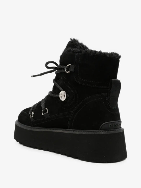 MARTINA 01 - ANKLE BOOT COW SUEDE BLACK Z99