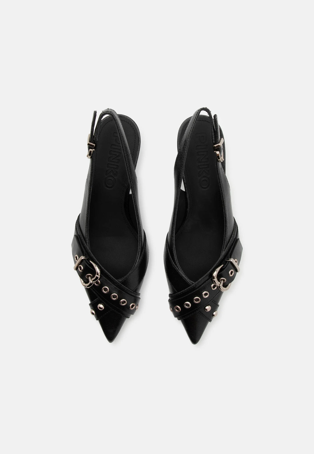 ADA 07 - SLING BACK PRINTED CALF LEATHER BLACK Z99