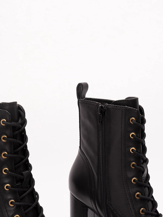 CLARA 03 - ANKLE BOOT CALF LEATHER BLACK Z99
