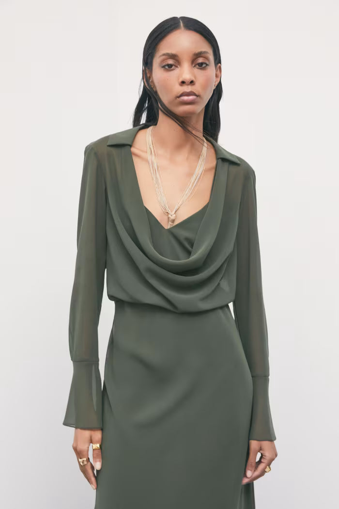 8A0447 A3ZQ ABITO/DRESS G639 Mysterious Green