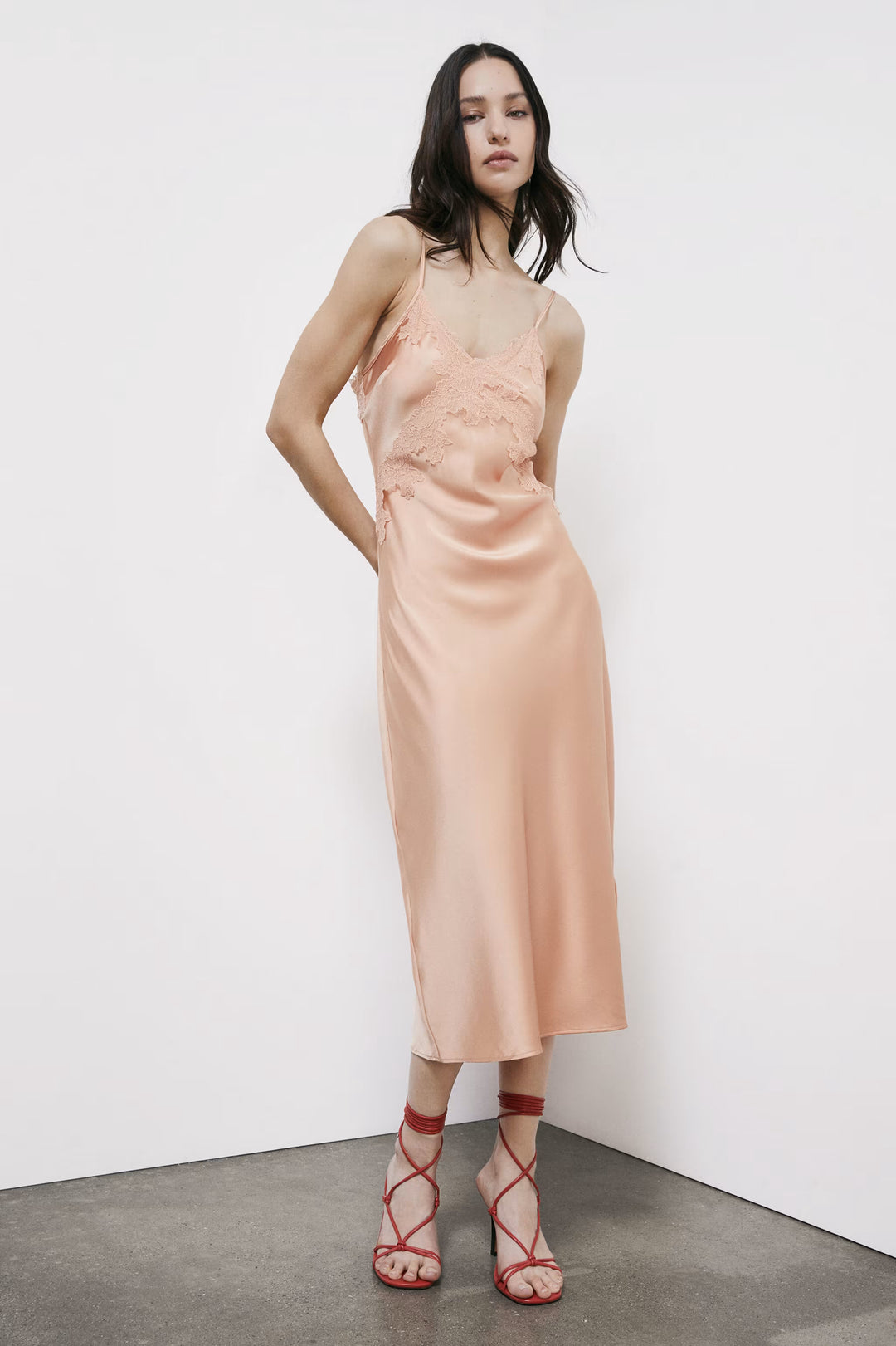 8A1652 A702 ABITO/DRESS R882 Dusty Coral