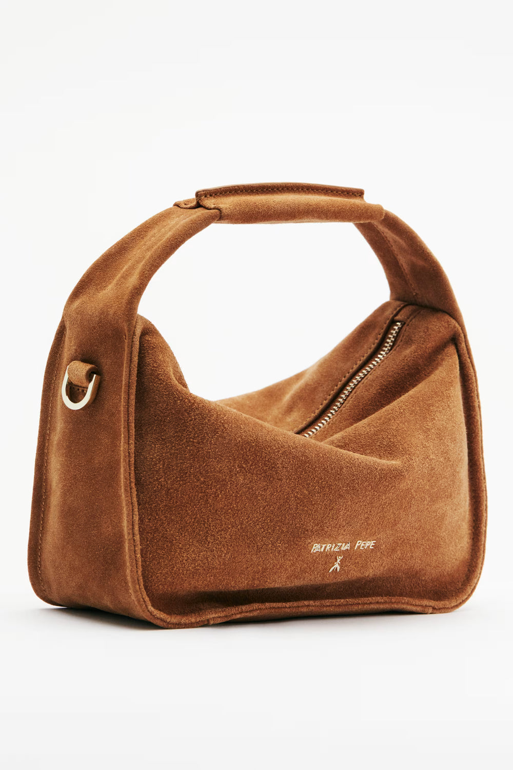 Contemporary Hobo small suede shoulder bag
