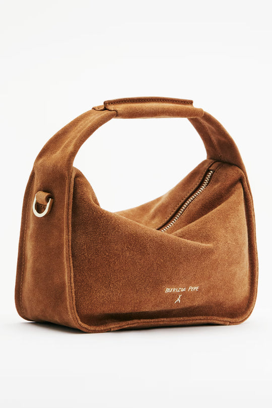 Contemporary Hobo small suede shoulder bag