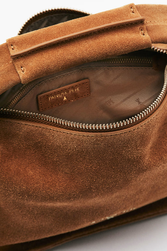 Contemporary Hobo small suede shoulder bag