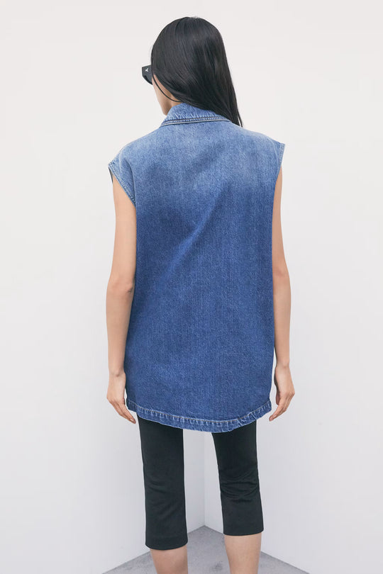 8C0116 D1WZB CAMICIA/BLOUSE CB26 MEDIUM WASH