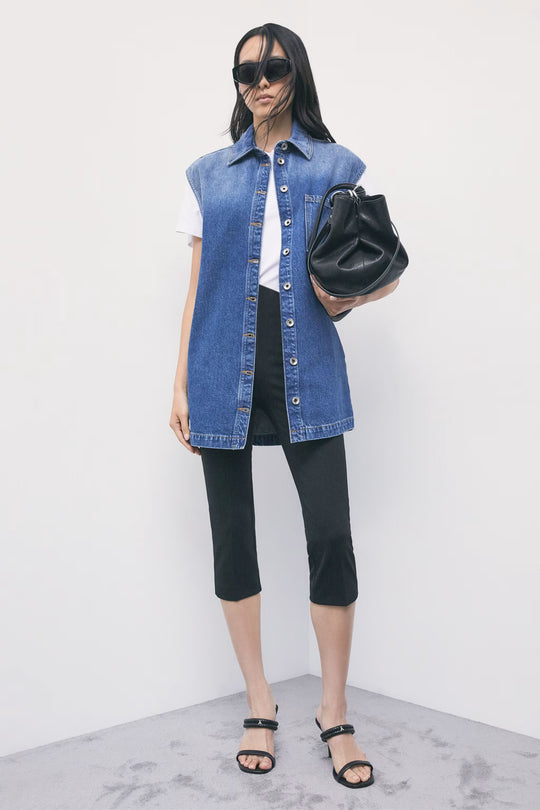 8C0116 D1WZB CAMICIA/BLOUSE CB26 MEDIUM WASH