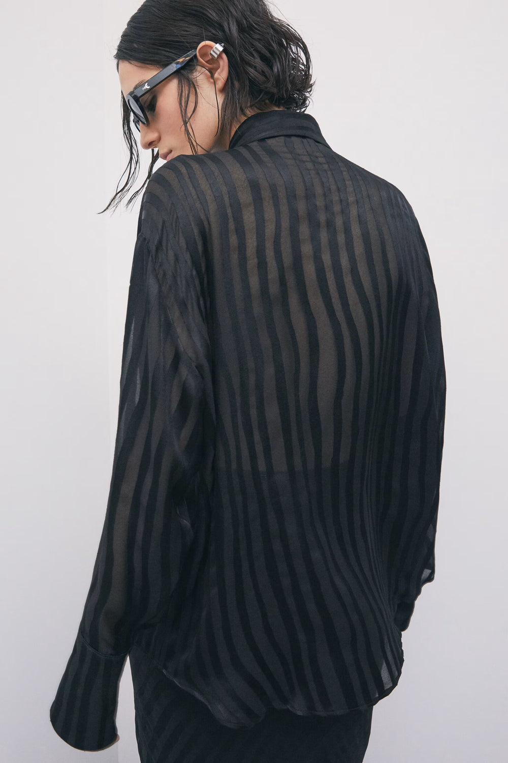 8C0341 C0236 CAMICIA/BLOUSE K103 Nero