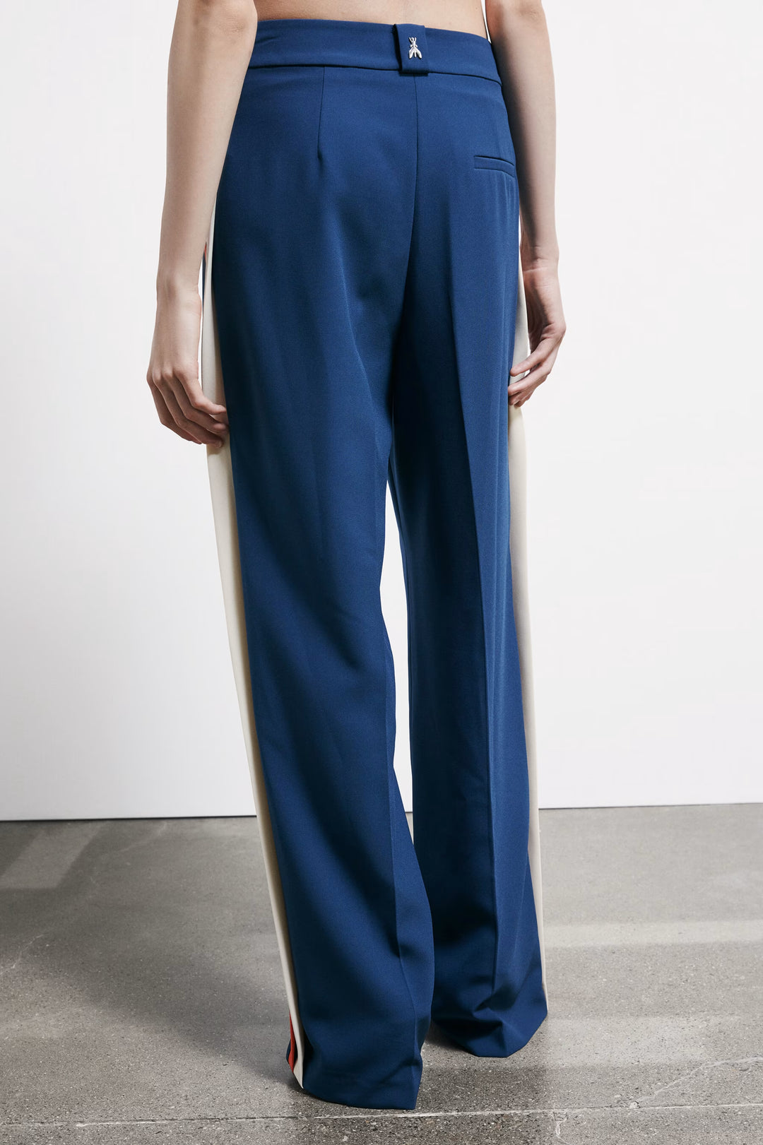 8P0795 A688 PANTALONI/TROUSERS F5N7 Lagoon/Orange/Ivory