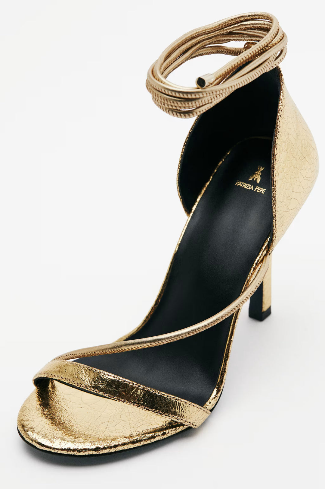 8X0097 L112 SANDALI/SANDALS Y459 Craquele Gold