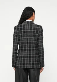106072 A36M GINEVRA GIACCA CHECK TINTO FILO ZC8