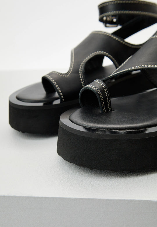 2X0059 L048 SANDALI/SANDALS K103 Nero