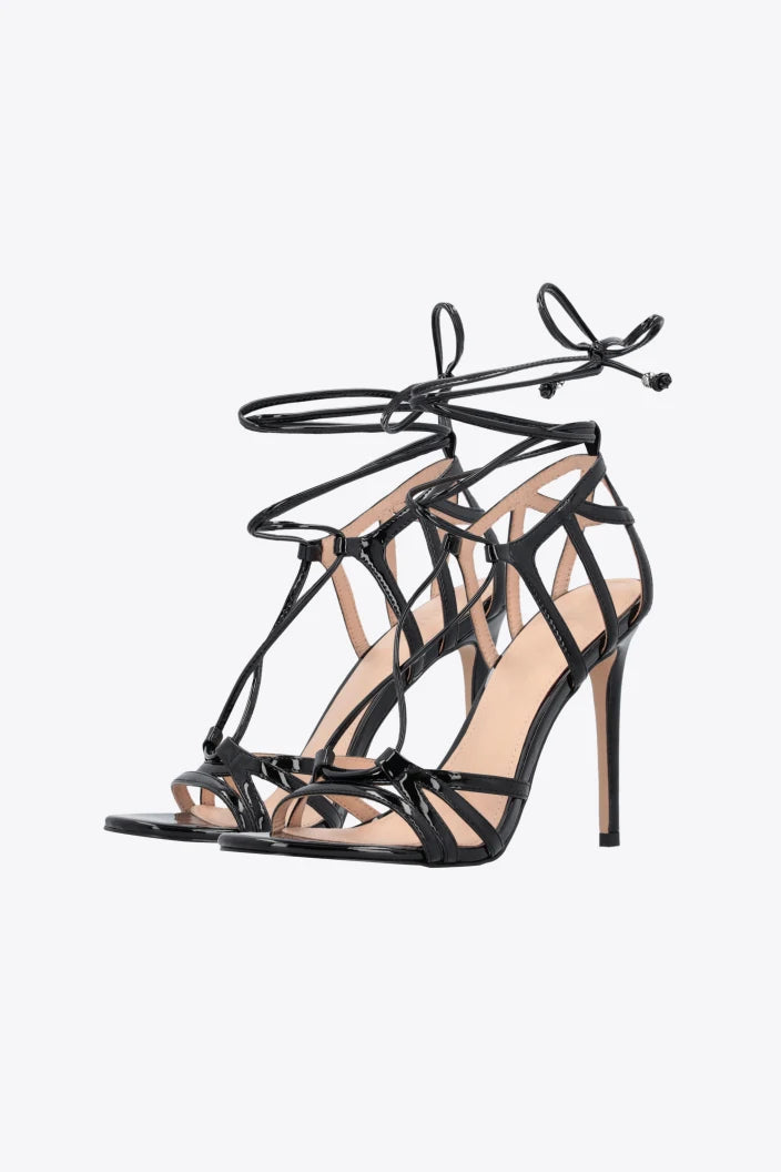 6566566 CALILA 03 - SANDAL MIRROR BLACK Z99