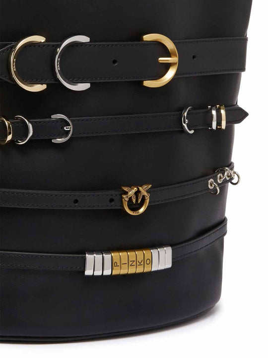 104366 A26K BELTS BUCKET VITELLO SETA + CINTURI Z99A U