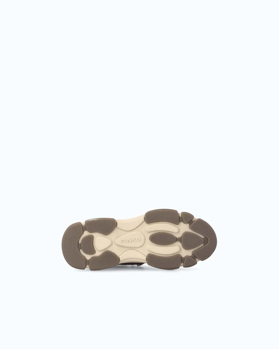 ATHENA 01 - SNEAKER COW SUEDE MORO L72