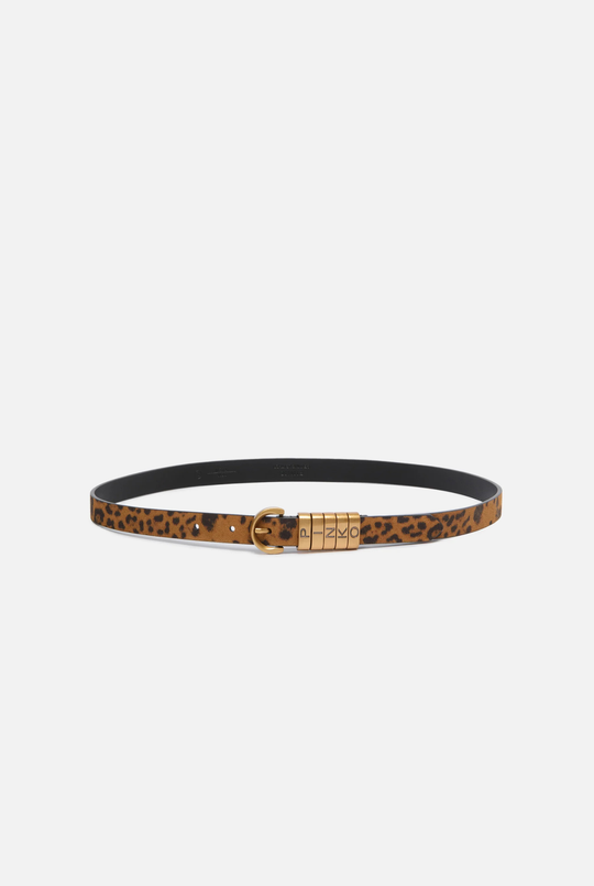 106406 A32A SADDLE BELT LETTERING H2.LOW SUEDE M35Q