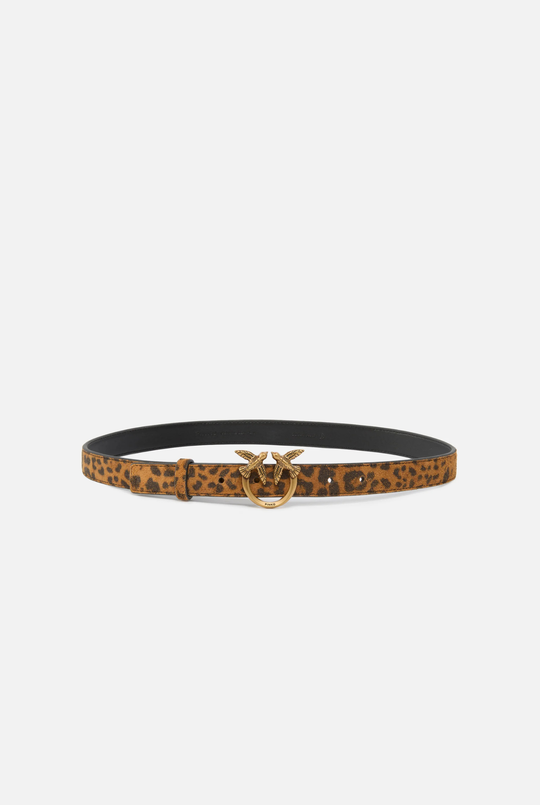 100143 A32A LOVE BERRY H2 BELT.LOW SUEDE STAMPA M35Q