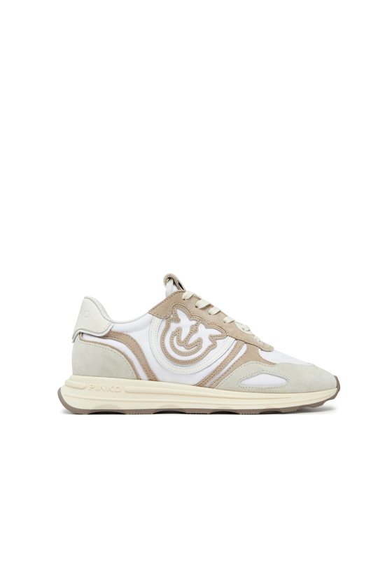 ZOE 01 - SNEAKER COW SUEDE/NYLON SAND