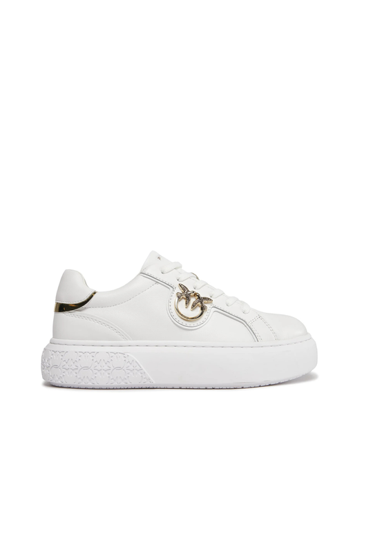 YOKO 01 - SNEAKER TUMBLED LEATHER/CALF LEATHER WHITE/ICE ZJ4