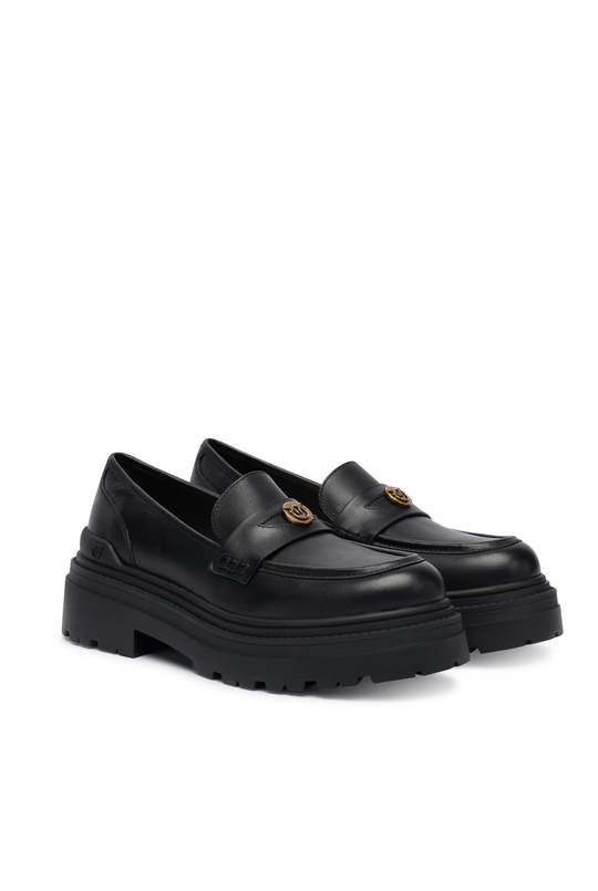 MIA 24 - MOCASSINO CALF LEATHER BLACK Z99