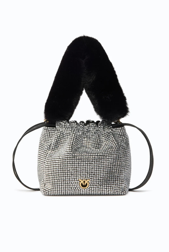 107635 A3M9 POUCH FULL STRASS/IMITATIONFUR Z99Y U