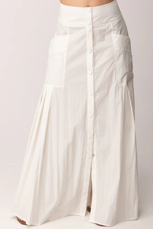 2G1053 A733 Long cotton skirt W146