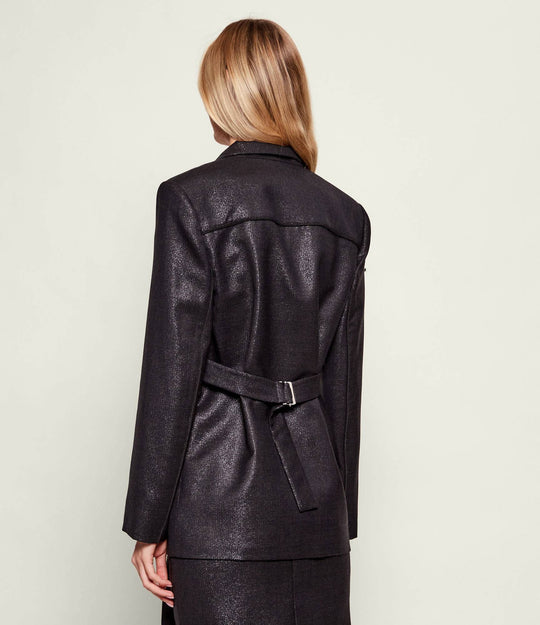 FAUSTA GIACCA GESSATO LUREX Z99