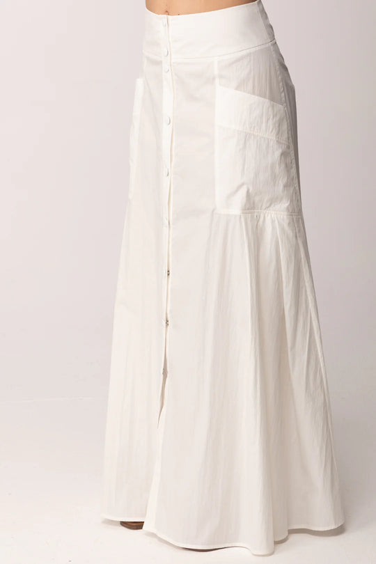 2G1053 A733 Long cotton skirt W146