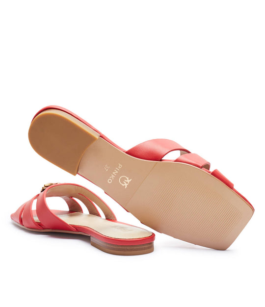 MARLI 09 - SLIPPER NAPPA RED